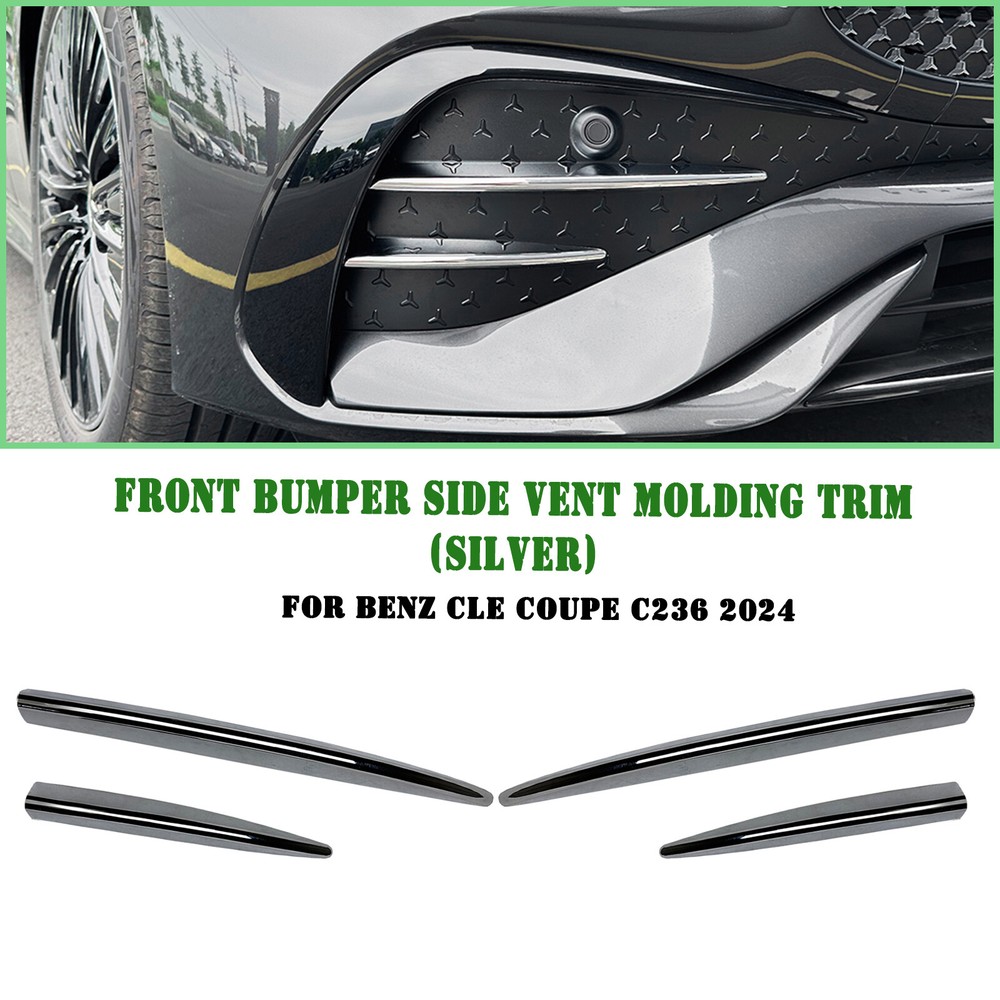4pcs Front Side Air Vent Trims For Mercedes Benz CLE Coupe C236 2024 Chrome