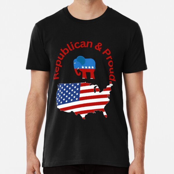 Republican Valor: Stand for Your Values | Republican & Proud T-Shirt S-5XL