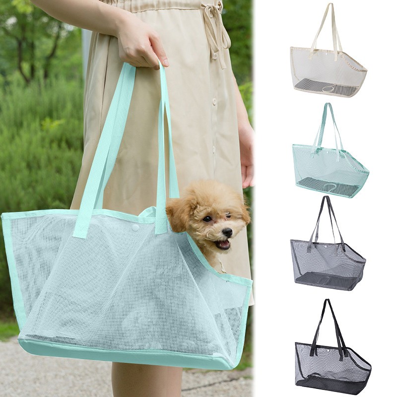 Summer Breathable Pet Carrier Backpack with 45° Neck Design & Lightweight Buckle