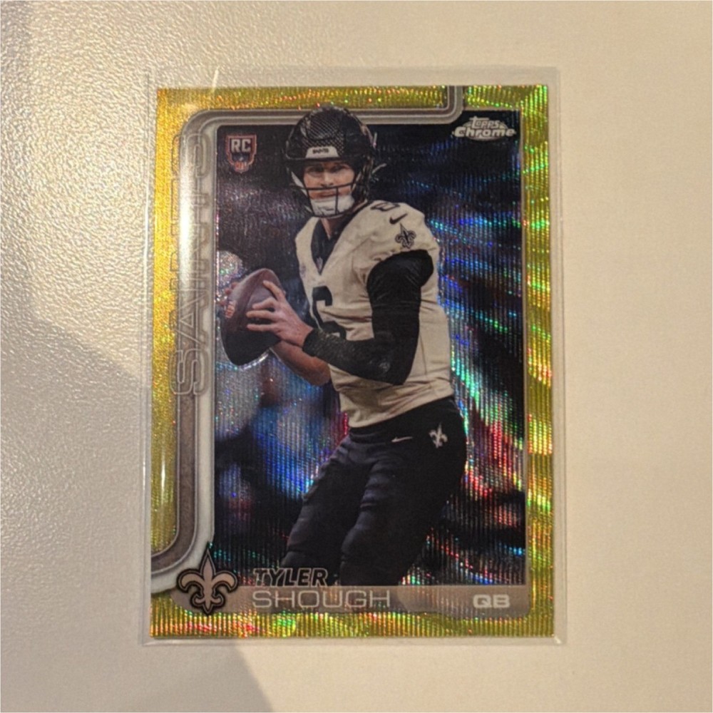 Topps 2024 Chrome Tyler Shough Rookie Gold #398 /275 Saints NFL Football