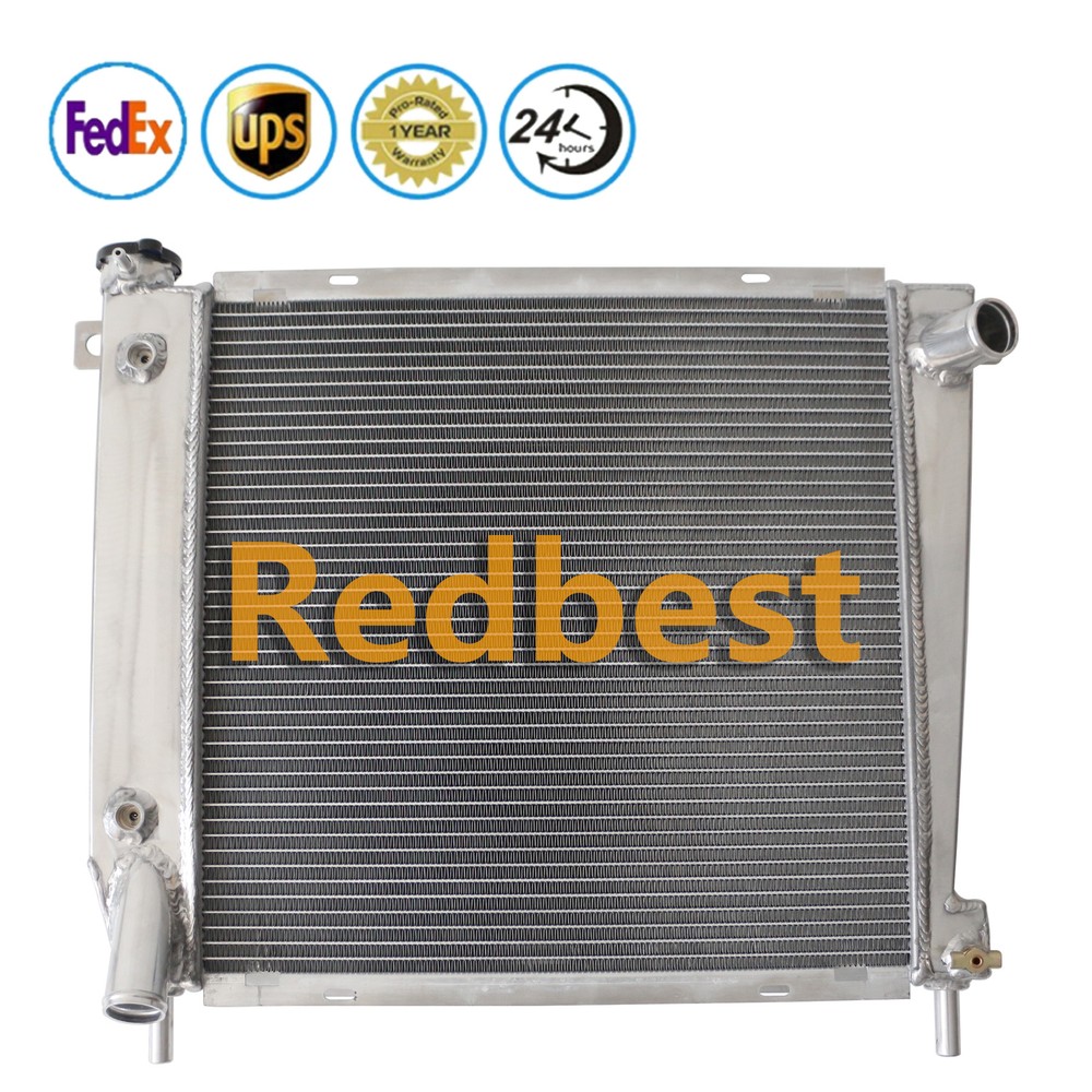 3-Row Aluminum Radiator for 1985-1994 Ford Ranger Explorer Bronco II 3.0L 4.0L V6 Upgrade