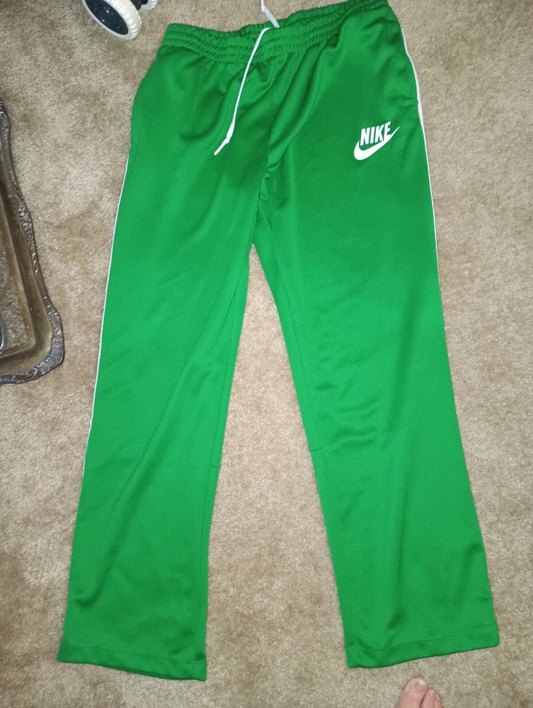NIKE SPORTSWEAR Jogging Pants Men’s XL/TG Boston Green White SWOOSH Retro