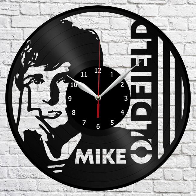 Mike Oldfield Vinyl Record Wall Clock Home Fan Art Decor 12'' 30 cm 4709