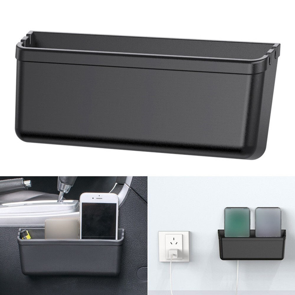 Car Interior Door Side Storage Box Organizer Convenient Charging Hole Design