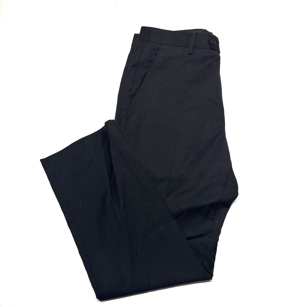 Pantalones Alfani Hombre 33X30 Negro Pierna Recta Calce Ajustado 33Wx30L
