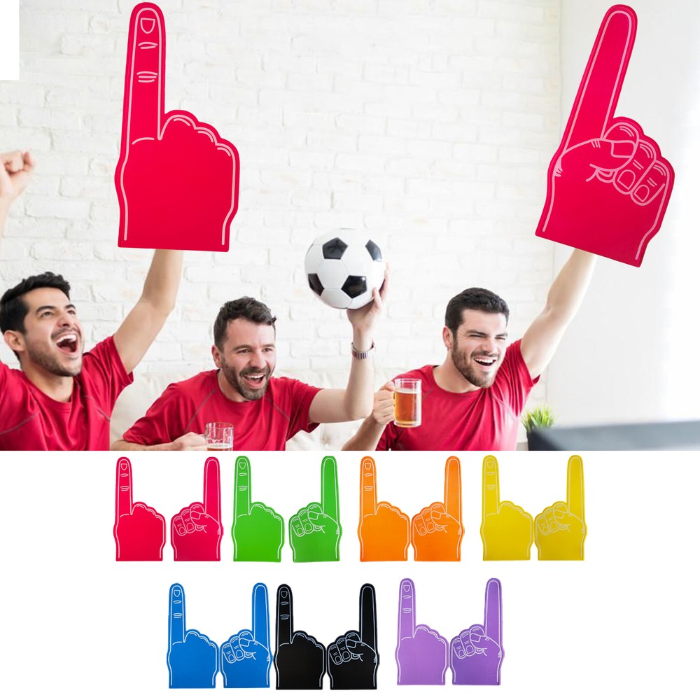 1 Piece Giant Foam Finger 18 Inch Sports Fan Foam Finger DIY Blank Foam Hand