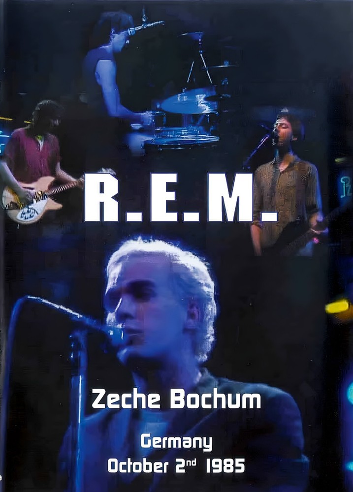 R.E.M. Zeche Bochum Germany 1985 Retro Vintage Concert Poster Wall Art 11