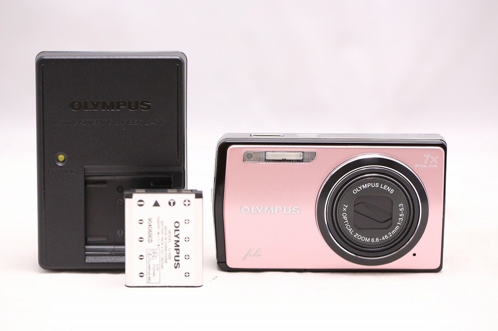 OLYMPUS mju µ 7000 Pink 12MP 7x Digital Camera Japan #9849 EXC+5