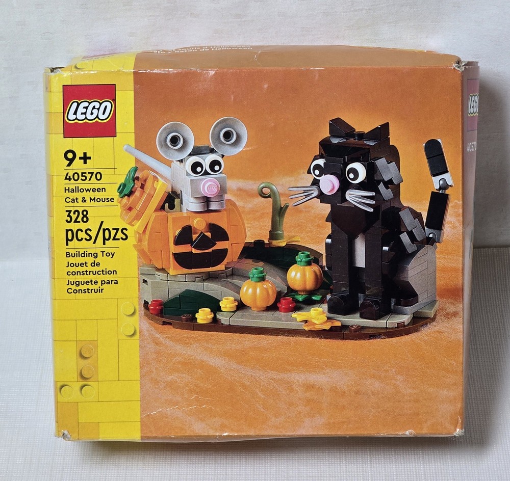 LEGO Halloween Cat & Mouse Set 40570 Brand New Check Description-image