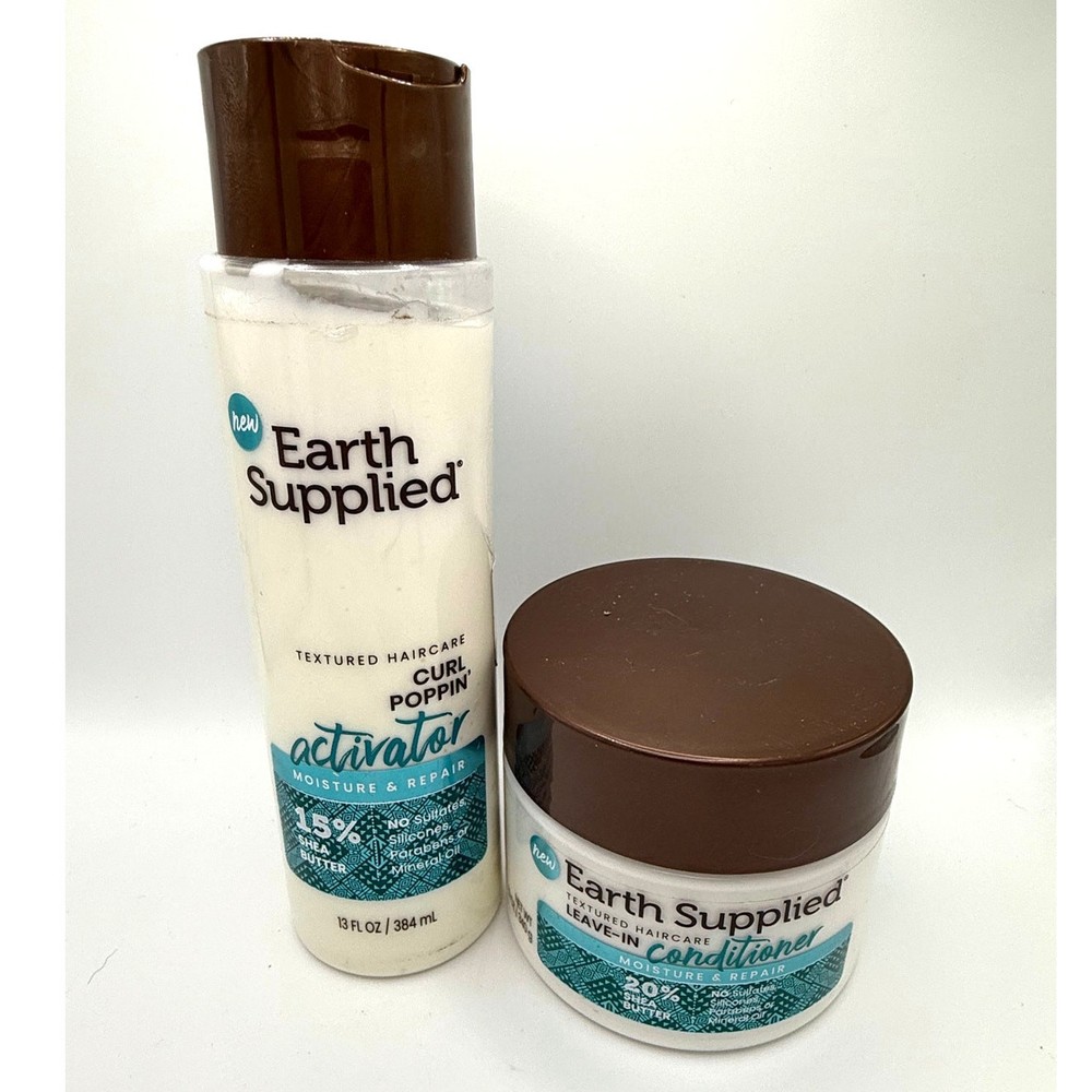 Earth Supplied Textured Hair Curl Poppin Activator Leave In Conditioner