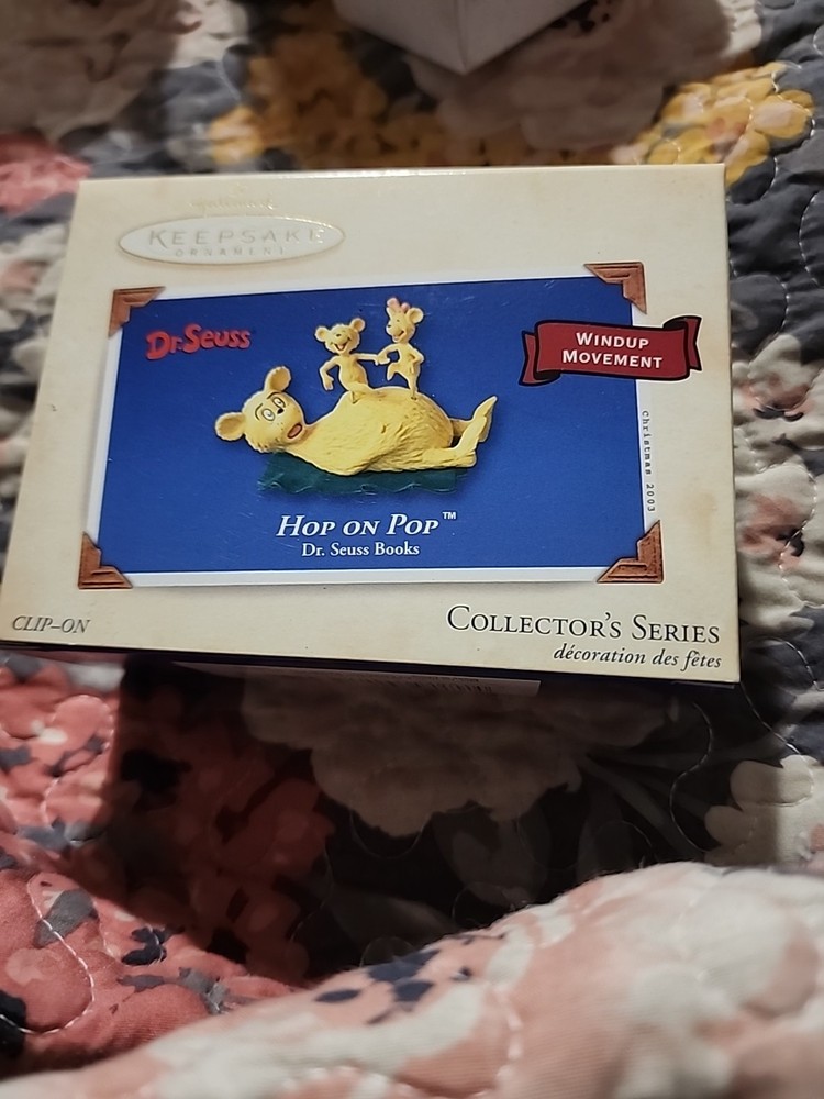 Dr Seuss Hop On Pop Windup Ornament Keepsake Collectible