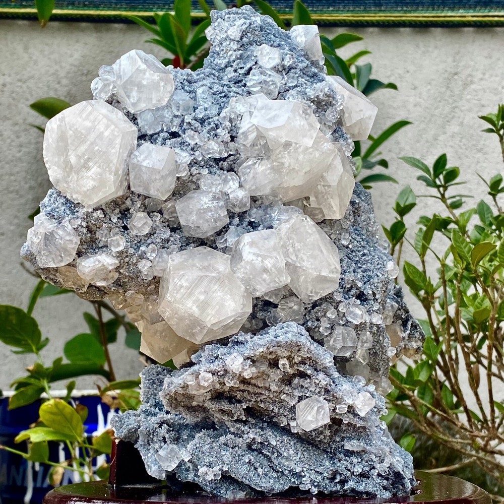 6.69LB Natural Fluorite Crystal Quartz Cluster for Spiritual Energy Healing  