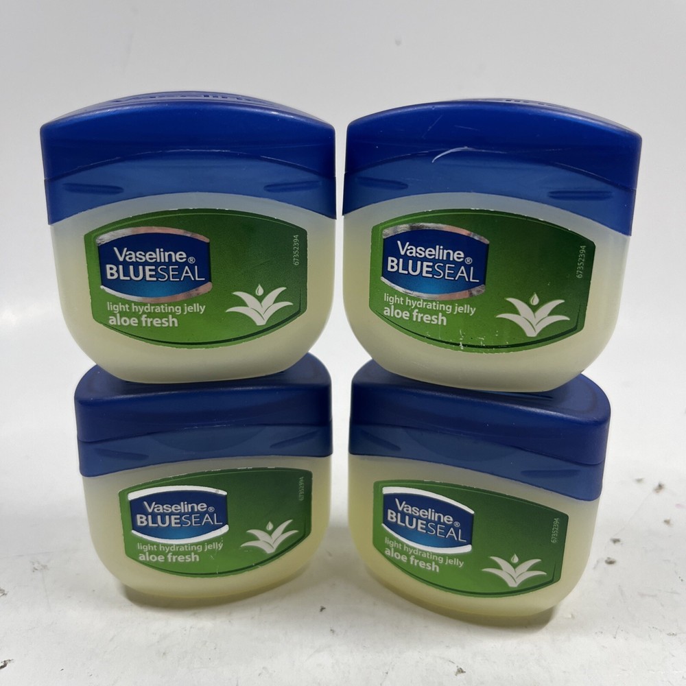 Vaseline Blue Seal Aloe Fresh Hydrating Jelly 4-Pack 1.7 fl oz 50ml Each