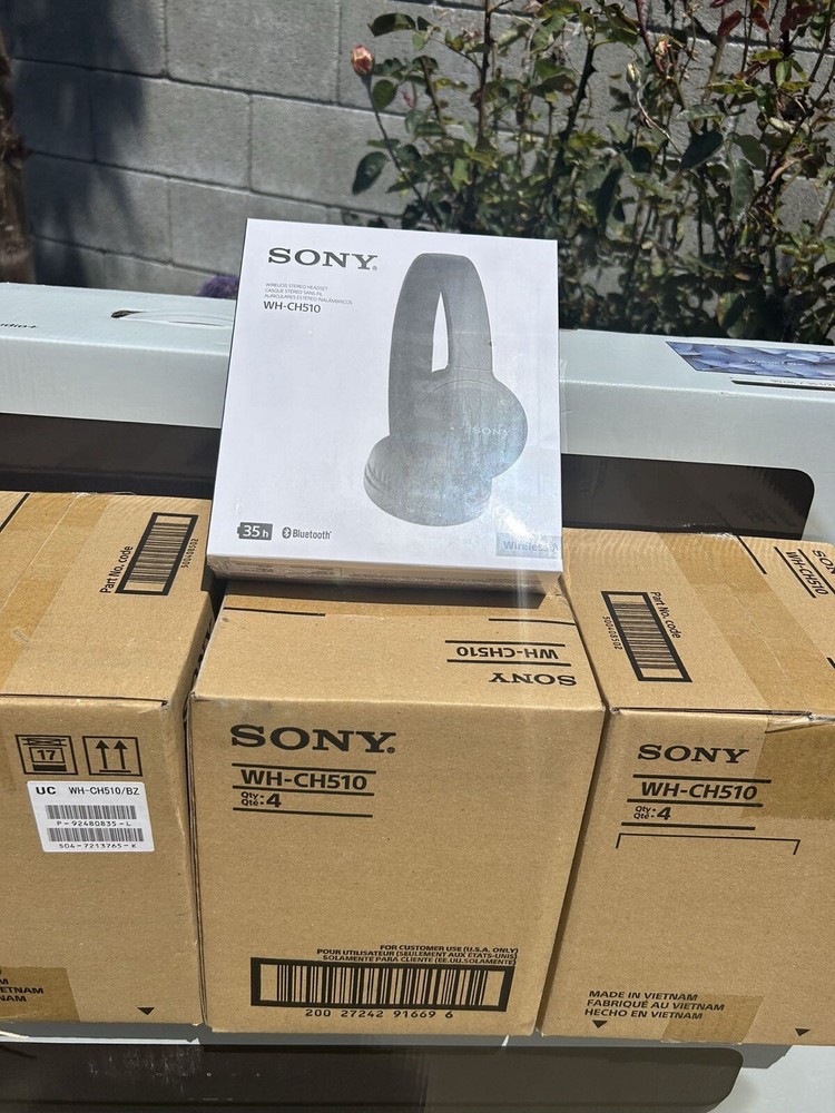 Sony Wireless Headphones WH-CH510: Wireless Bluetooth On-Ear Headset with Mic fo