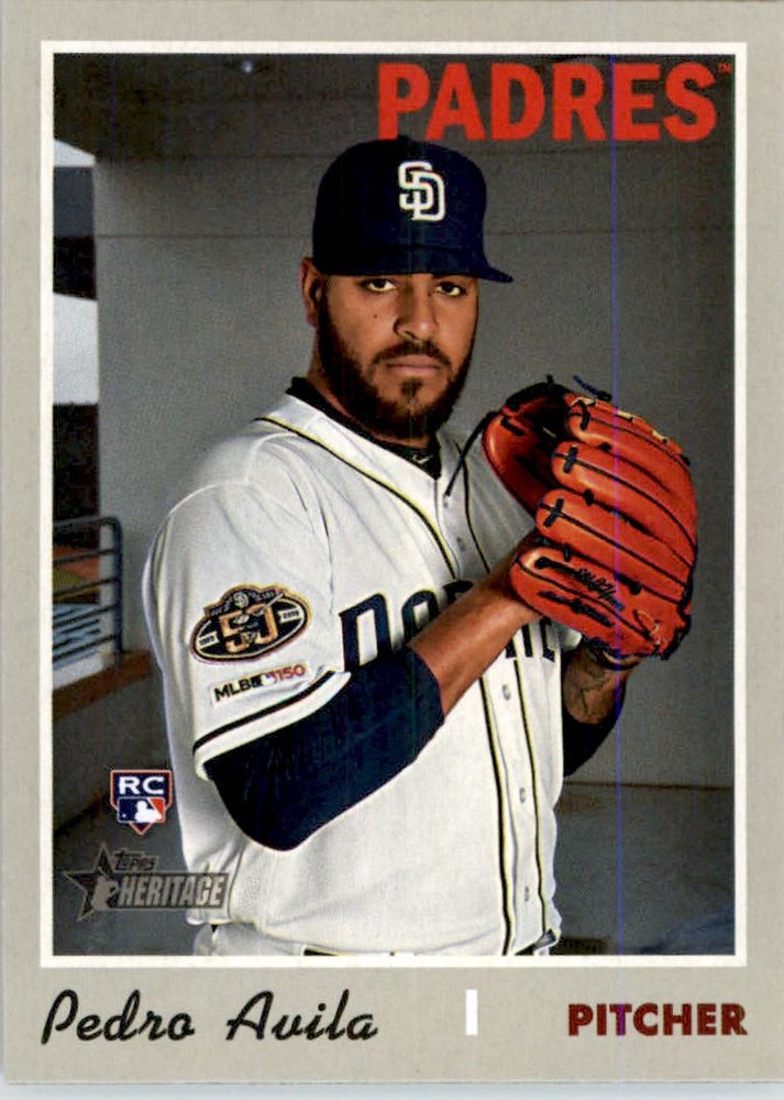 2019 Topps Heritage #684 Pedro Avila Rookie Card