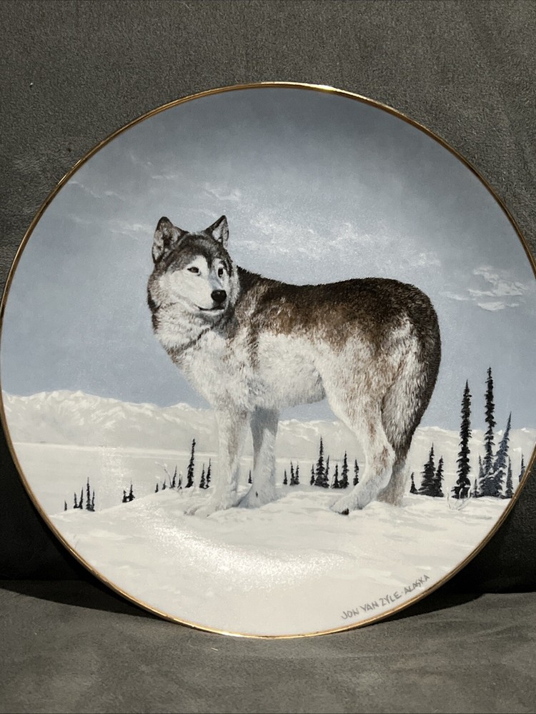 Far Country Crossing By Jon Van Zyle From The Arctic Majesty Plate Collection
