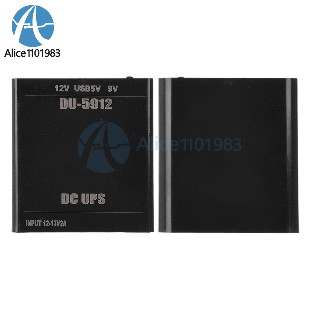 5V9V12V UPS Liion Battery 3x 18650 Uninterruptible Power Bank Box DIY For Router