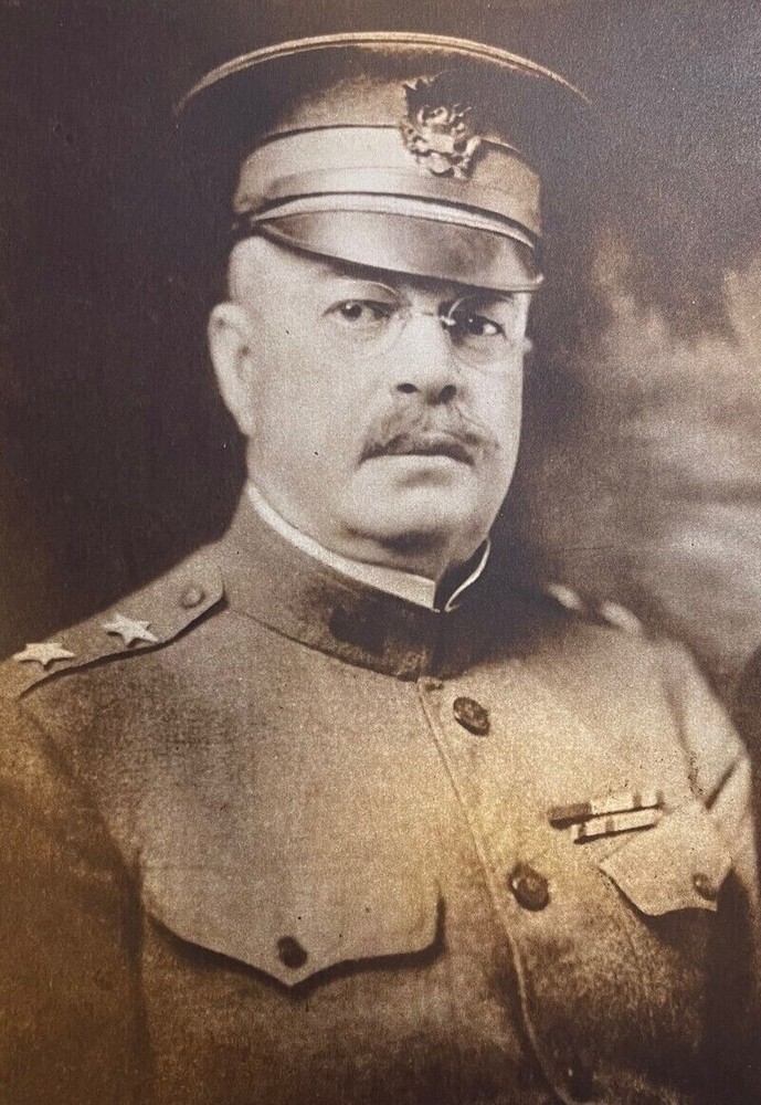 1919 Vintage Magazine Illustration Major-General Joseph T. Dickman