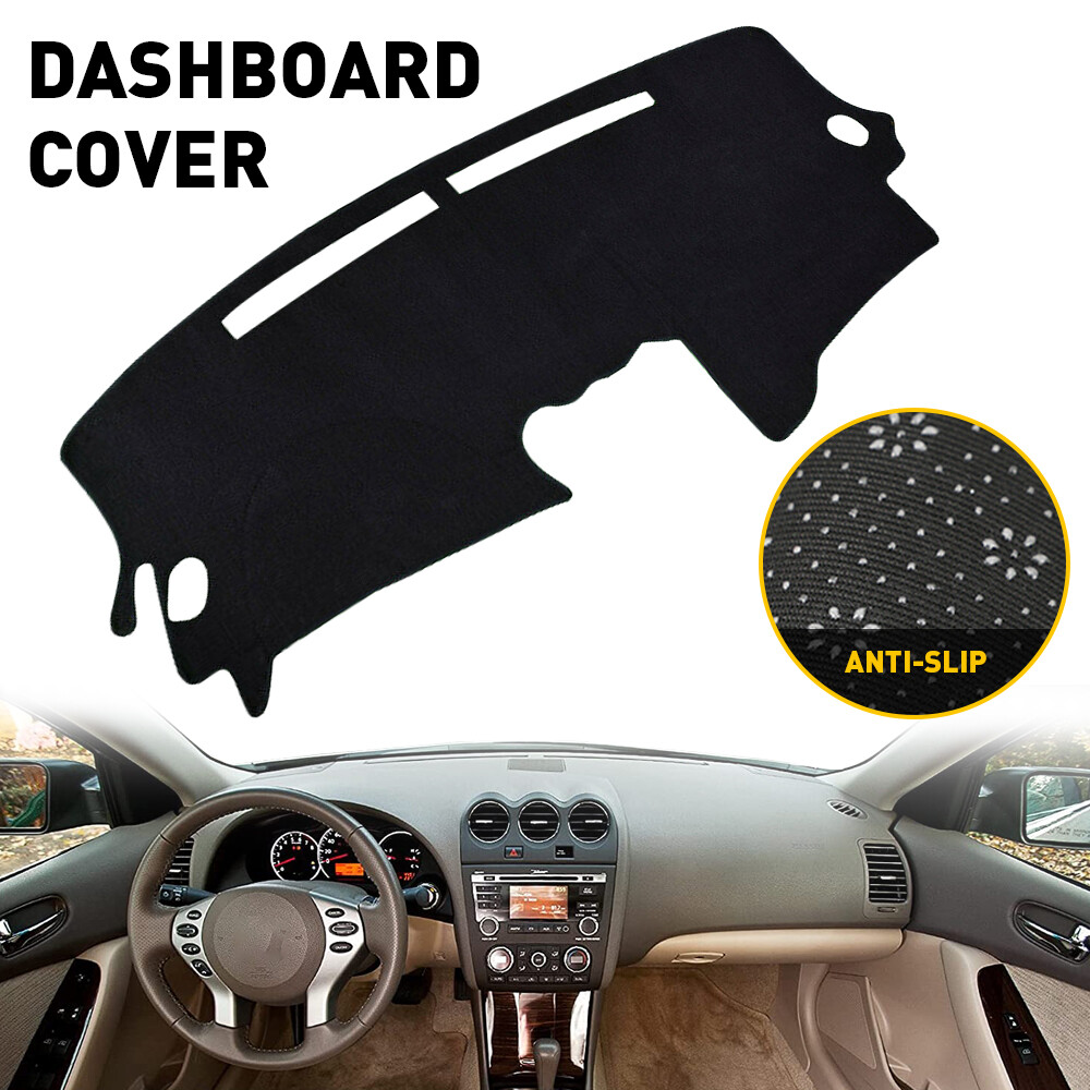 2007-2012 Nissan Altima Non-Slip Black Dashboard Cover & Sun Shade Pad