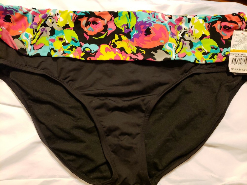 P71 NWT Macy's Kenneth Cole Reaction 3X Bikini Bottom CLEARANCE SALE MSRP $64-image