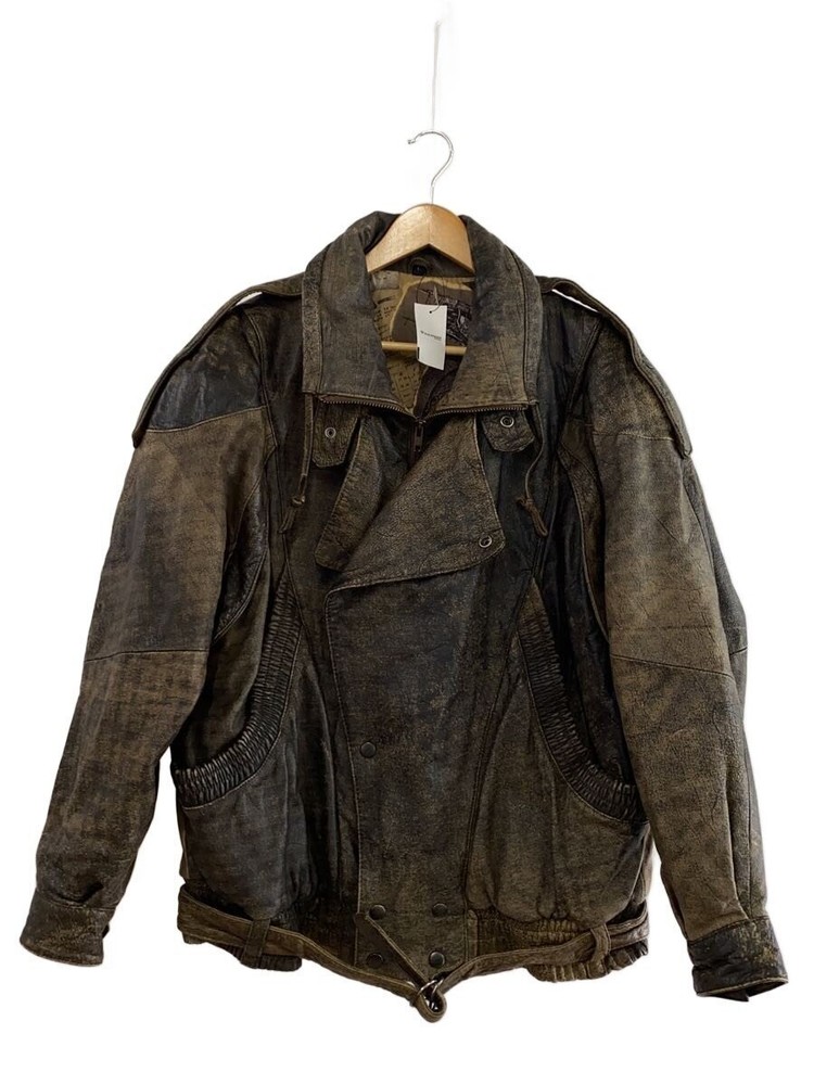 Leather Jacket Blouson/L/ Leather/Plain 6681