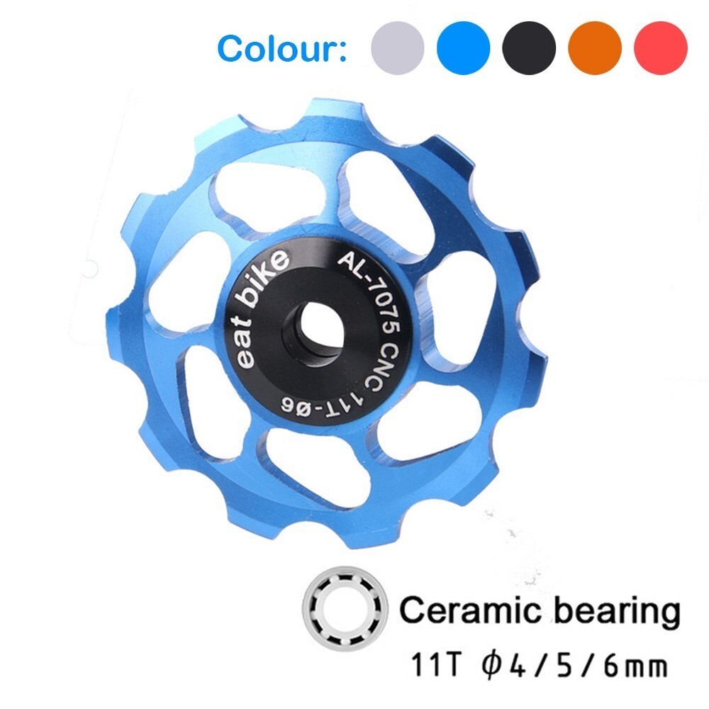 Efficient and Long Lasting 11T Ceramic Bearing Pulley Wheel for Bicycles