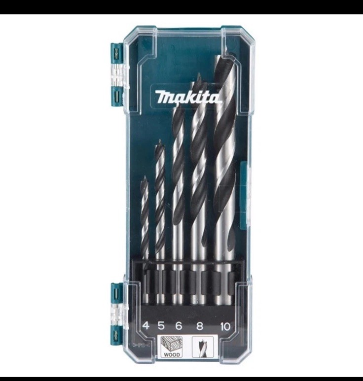 Makita - D-72861 Wood Drill Bit Set 5 Piece