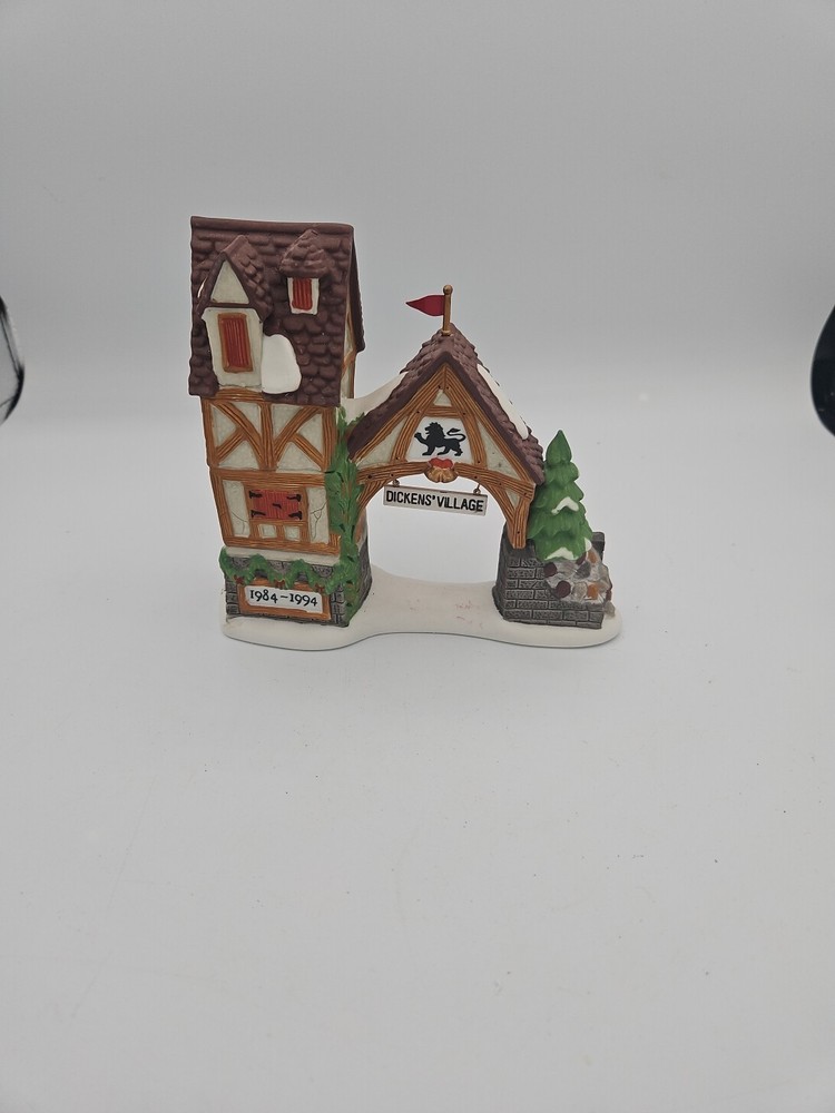 Department 56 Dickens Village POSTERN 10 Yr Anniversary 1984-94 Porcelain Gate