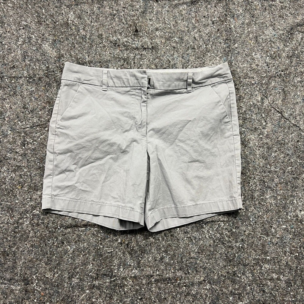 Tommy Hilfiger Womens Grey Summer Shorts with Pockets Zipper and Belt Loops