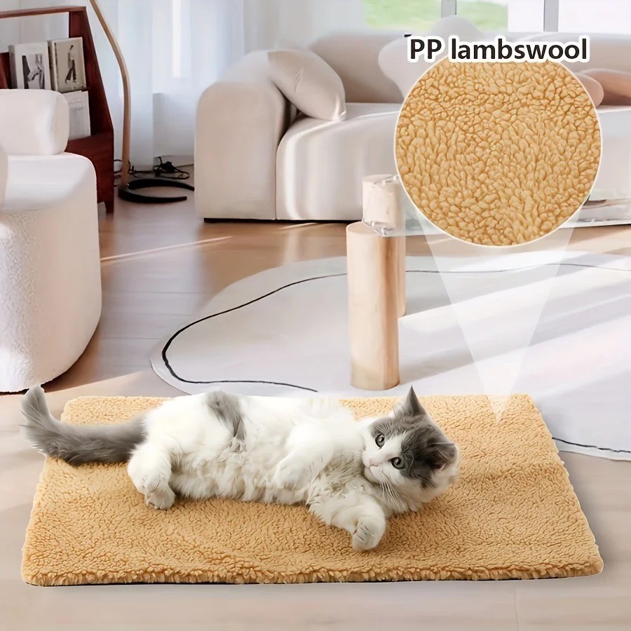 Thermal Washable Mat Pet CAT & DOG Self Warming Heating Hot Pad Mat for Pets Bed