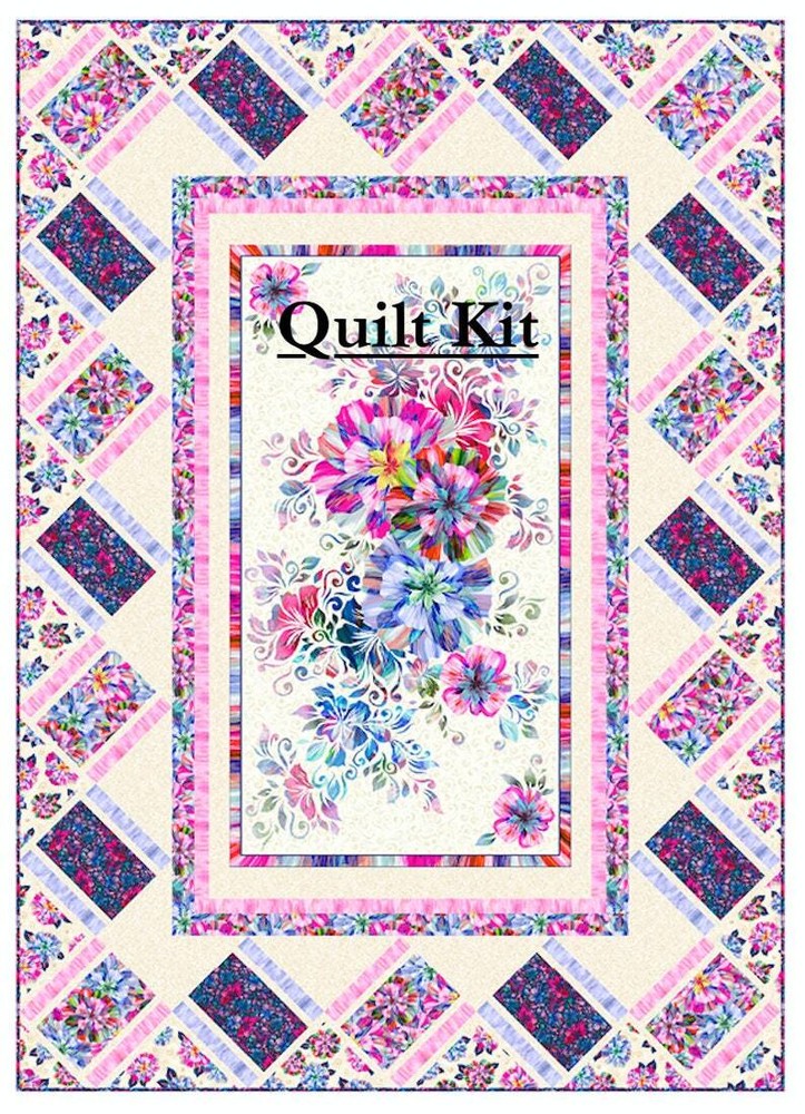 Quilts for QT Fabrics - Fabric and Pattern for Quilt Top and Binding - 51 1/4”