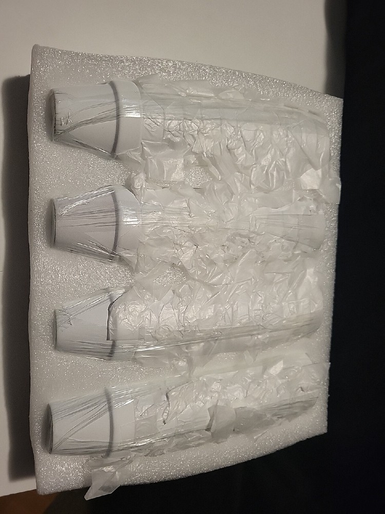 48 PCS Small Mini Clay Pots White Ceramic Pottery Planter Nursery NEW