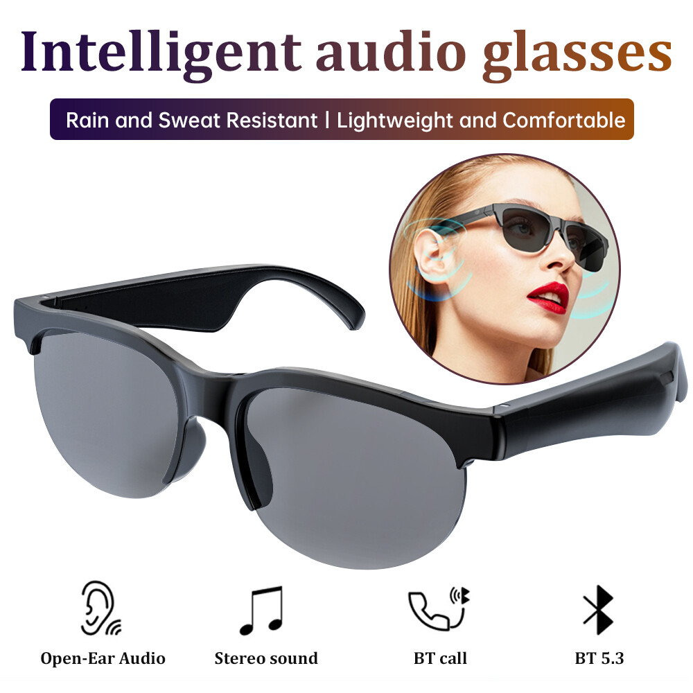 Wireless Bluetooth 5.3 Smart Glasses Sunglasses Headphone Music Stereo Headset