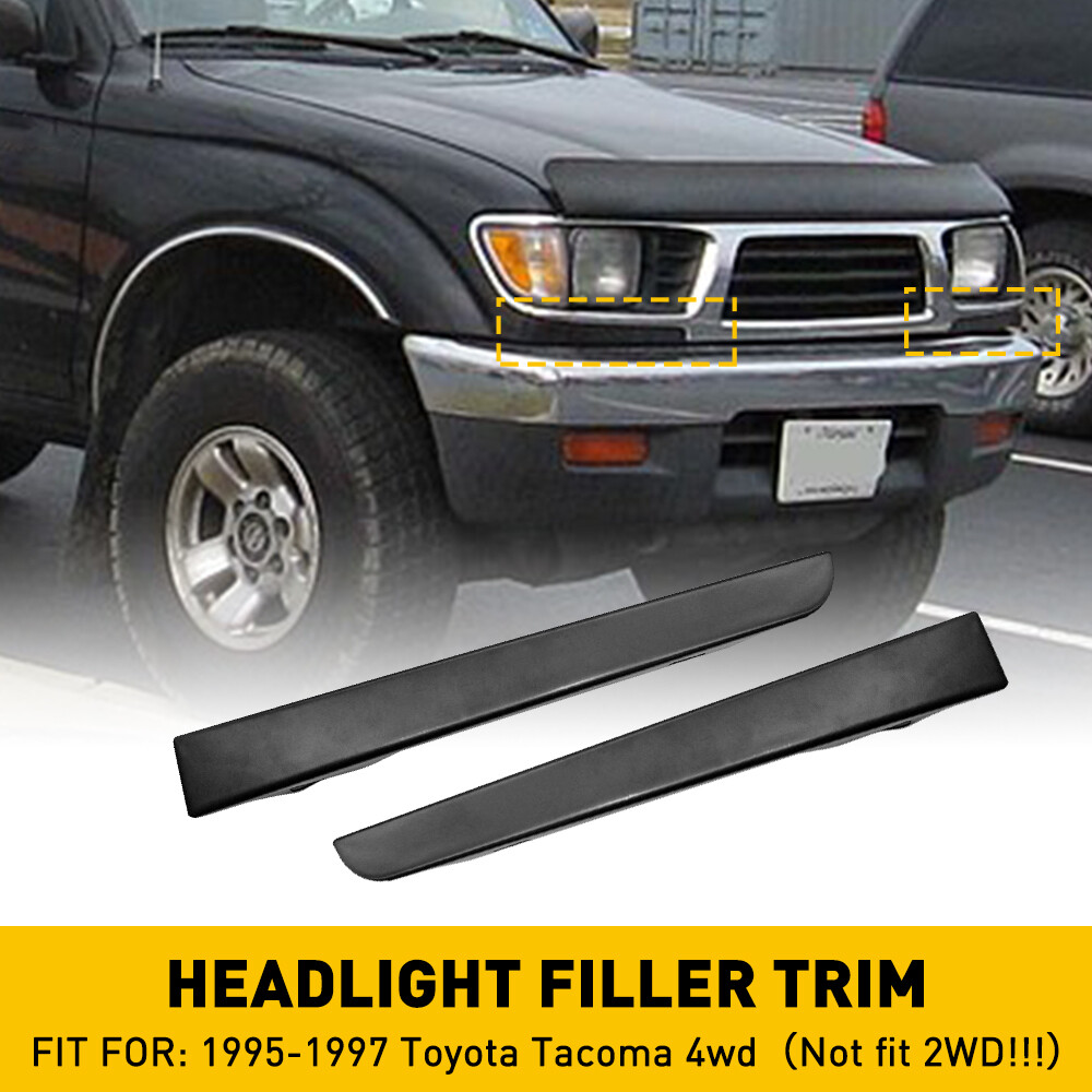 NEW RH FRONT BUMPER GRILLE HEADLIGHT FILLER TRIM FOR 95-97 TOYOTA TACOMA 4X4 4WD