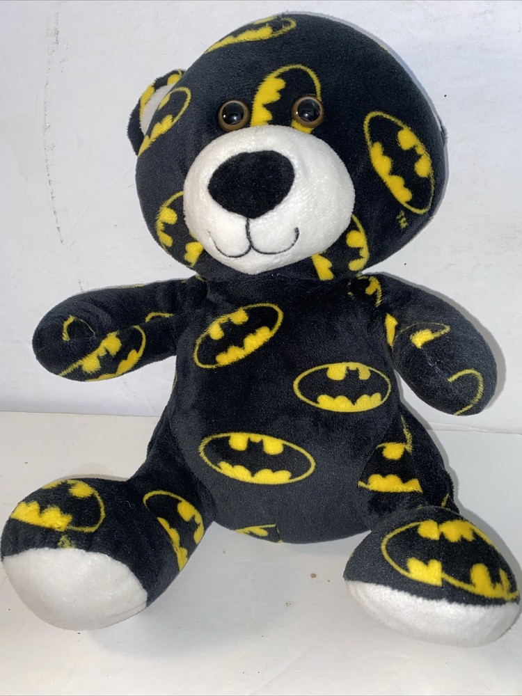 Batman Black & Yellow 17 Build-A-Bear Plush Stuffed Toy