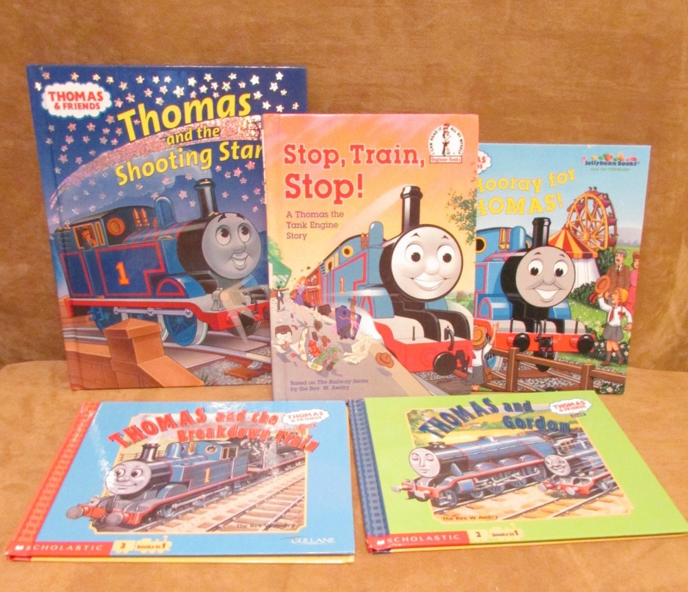 Thomas the Tank Engine Vintage Hardback Book Lot of 5 Stop Train Shooting Star