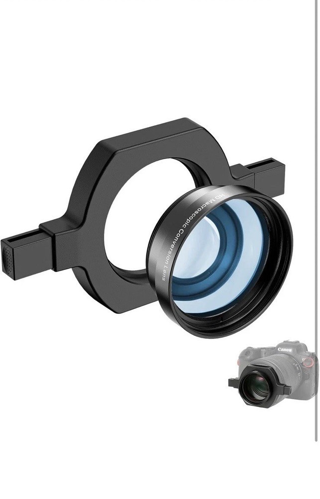 Super Macro Lens with Universal Snap-on Mount for 38mm to 52mm Filter