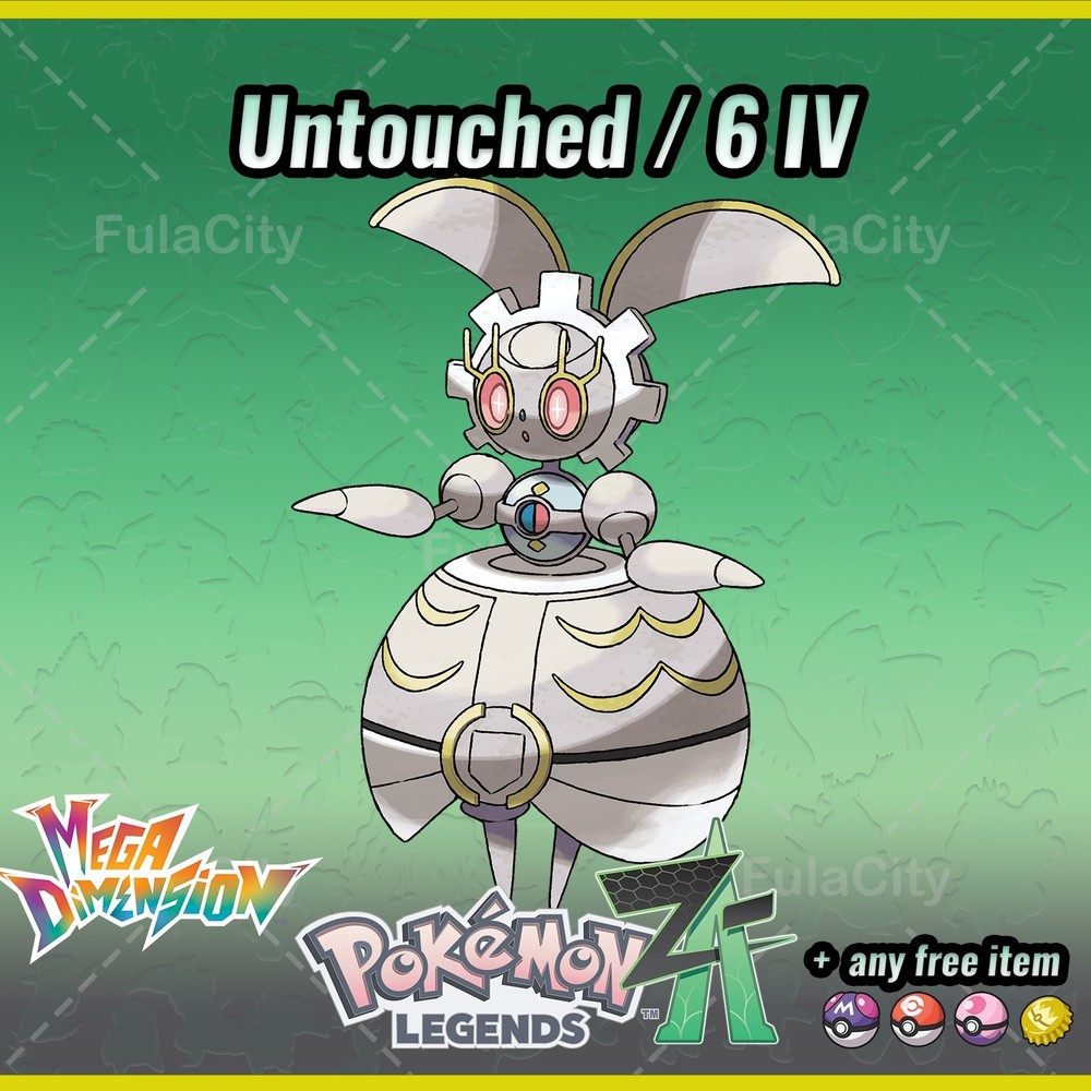 Magearna Pokemon Legends ZA ⚫ Untouched / 6 IV 🟢 @ Holding Any Item