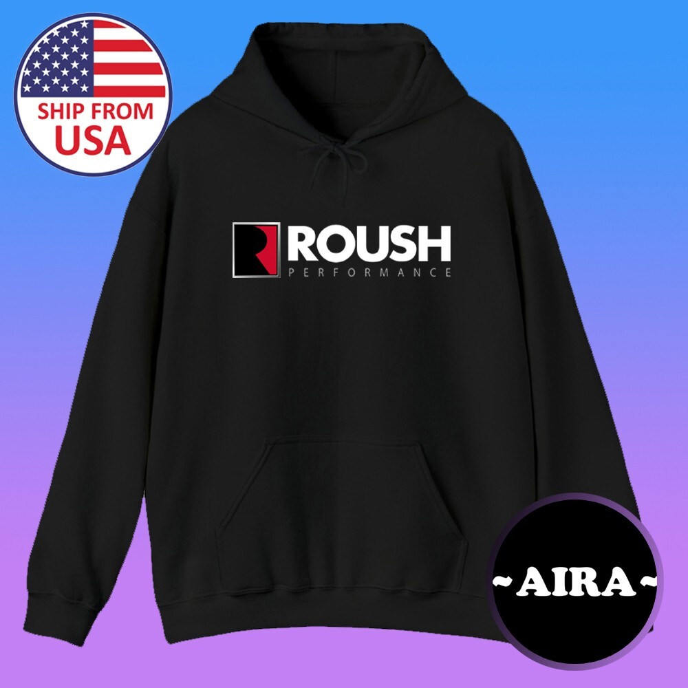 Roush Performance Men's Black Size S to 3XL