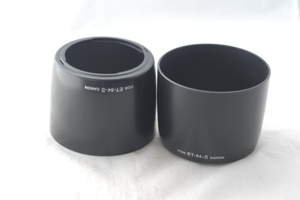 New! Lot of Two Hoods for EOS EF 75-300 IS USM As Canon ET-64II