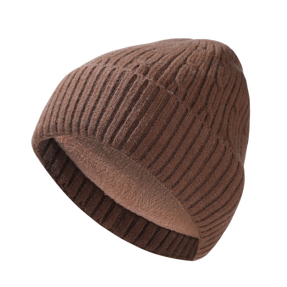 Winter Men Thickened Knitted Beanies Warm Ski Cap Warmer Bonnet Riding