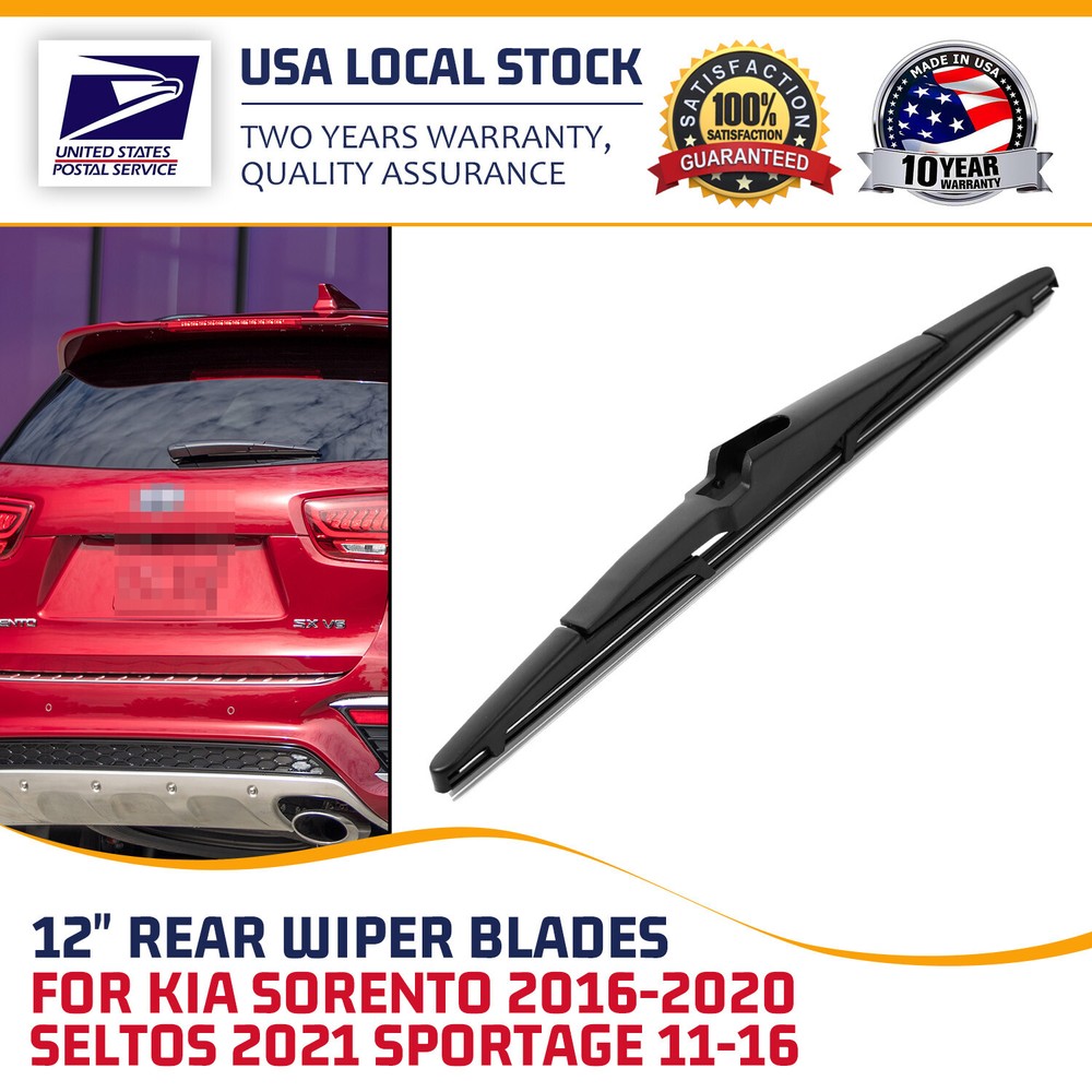 1 Pcs All season Rear Windshield Wiper Blades 12