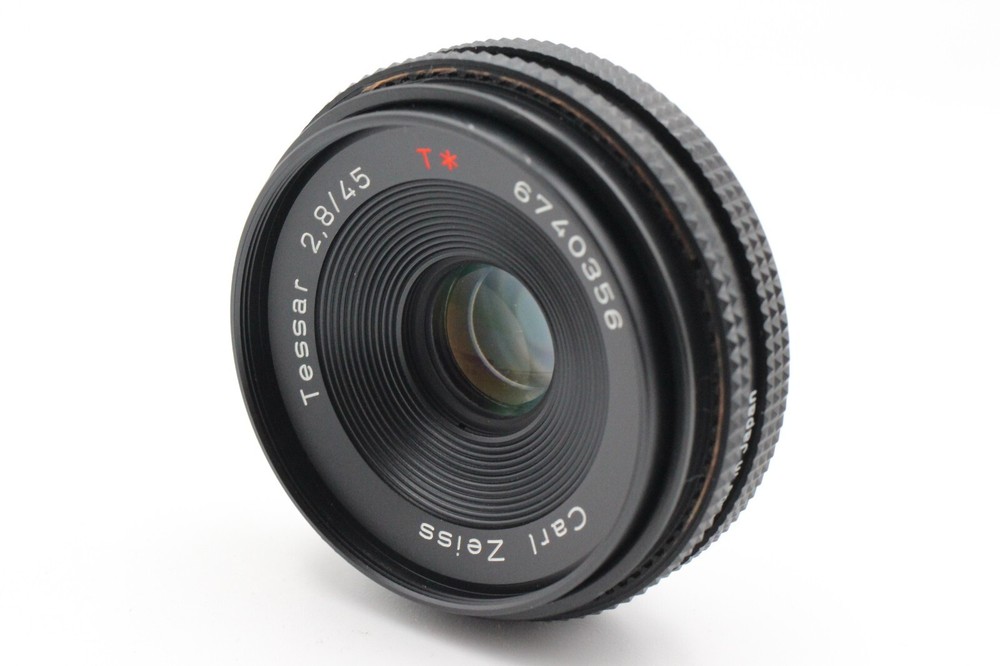 MINT Contax Zeiss Tessar 45mm F2.8 AEJ Pancake Lens Japan #12800