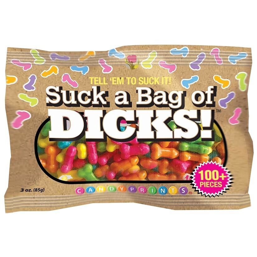 Suck a Bag of Dicks! Penis shaped Candy 100 pieces