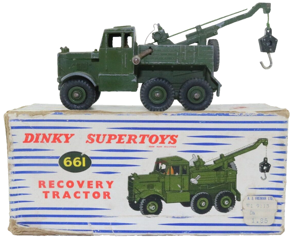 Dinky Toys No 661 Scammel Recovery Tractor Tow Truck Meccano Ltd Made In England