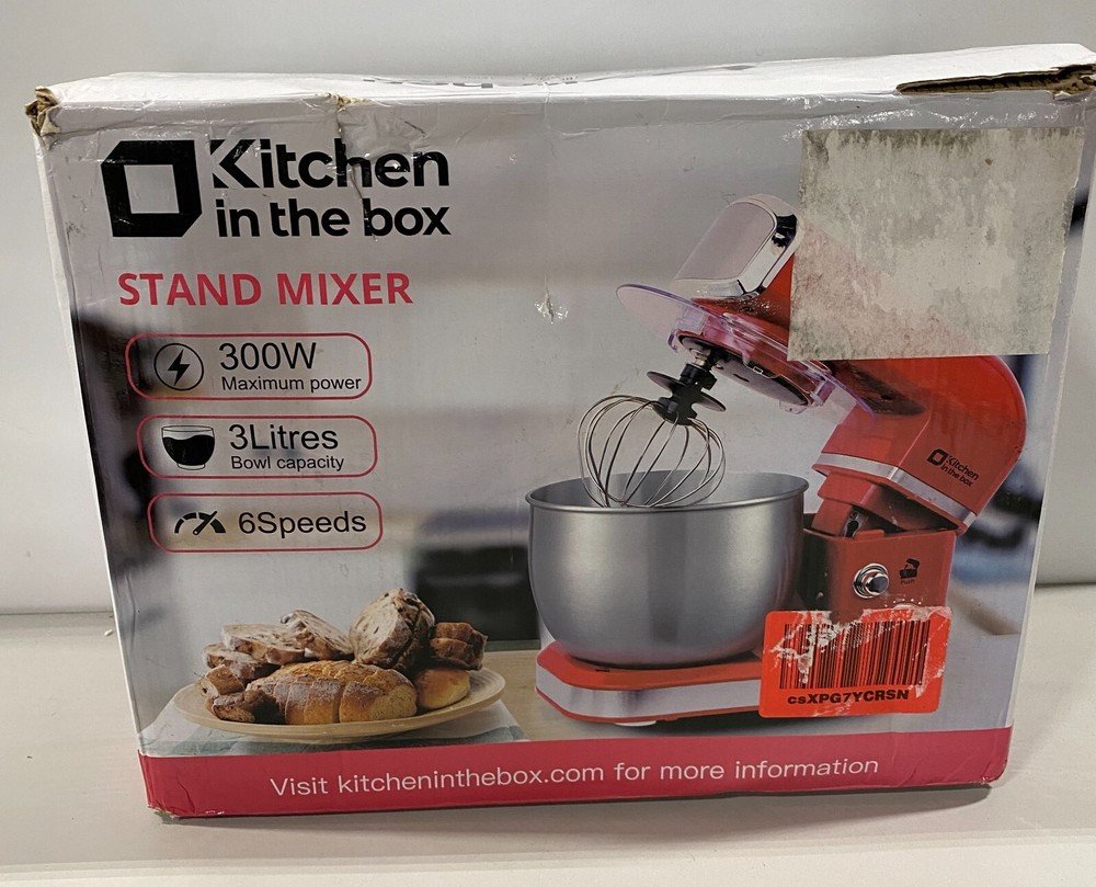 Kitchen In The Box SC-627 120V 300W Max Power Electric Stand Mixer 3.2qt. PURPLE