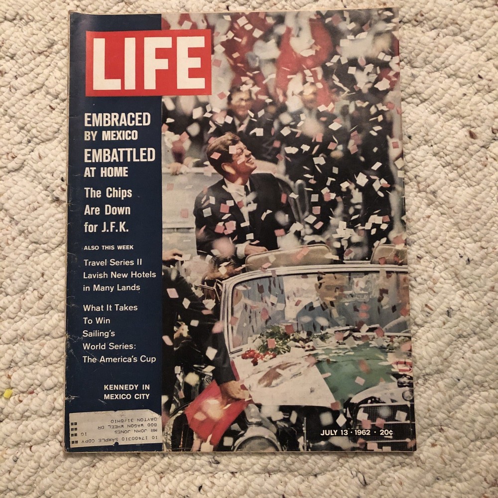 Life Magazine July 13 1962 JFK Mexico World Series Venezuela Bermuda Brazil