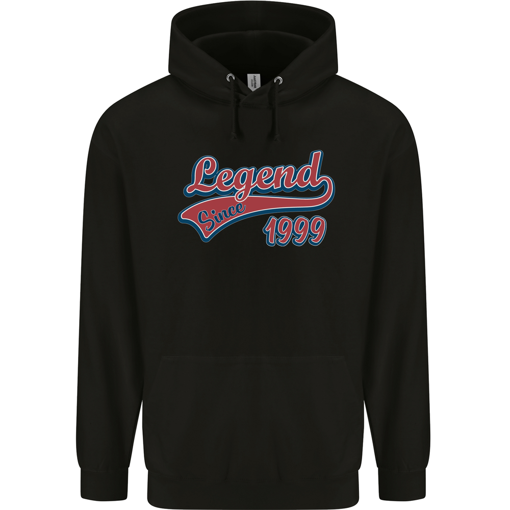 Legend Since 26th Birthday 1999 Mens 80% Cotton Hoodie