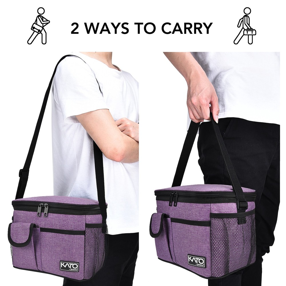 Insulated Leakproof Lunch Bag Thermal Bento Cooler Tote for Women Men Kids  