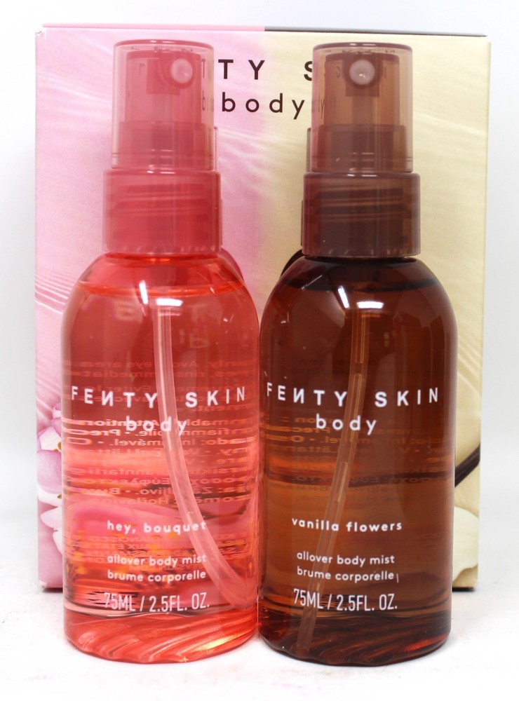 Fenty Skin Lil’ Mist Mini Body Set Vanilla Flowers Hey Bouquet Spray 2.5 oz New